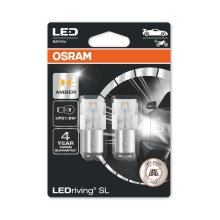 OSRAM LED autožárovka P21/5W 7528DYP-02B 1.3W 12V BAY15d blistr-2ks